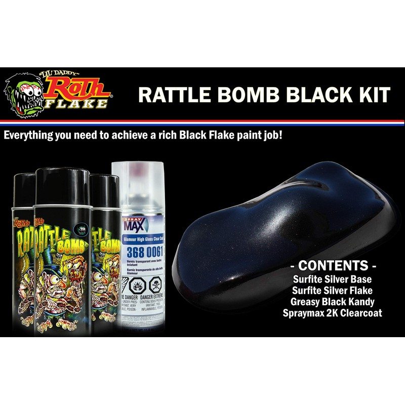 Lil Daddy Roth Rattle Bomb Kit - Black Kit -