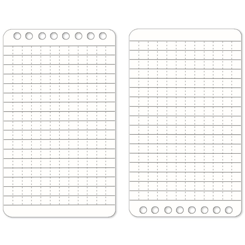 Weatherproof Top Spiral Notepads with Waterproof Paper and Hard Cover,