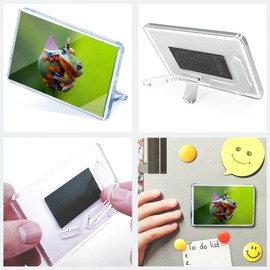 Classic Rectangle Magnet with Stand - Javan Tree Frog Flying Frogs - Fridge Locker Office Whiteboard Toolbox #63174