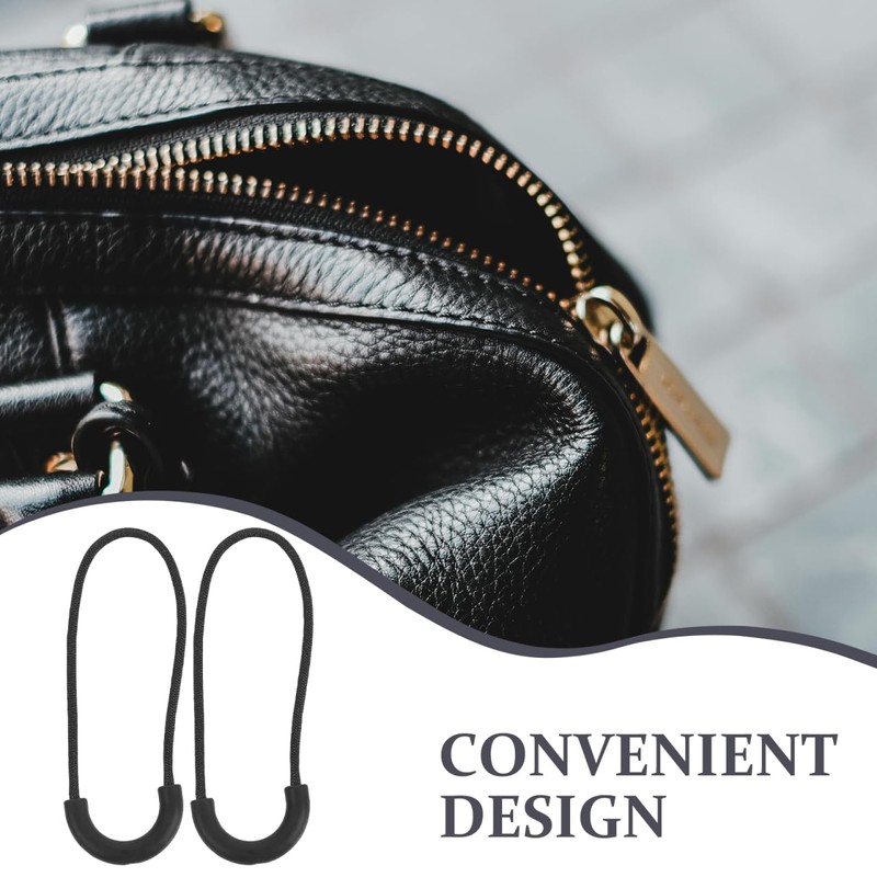 Operitacx U-Shaped Zipper Pullers Replacement: Pull Cord Pull Durable Zipper