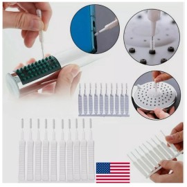 Unbranded 40 Count Showerhead Cleaner Brush Nozzle Gap Tool Anti-Clog Bathroom Home