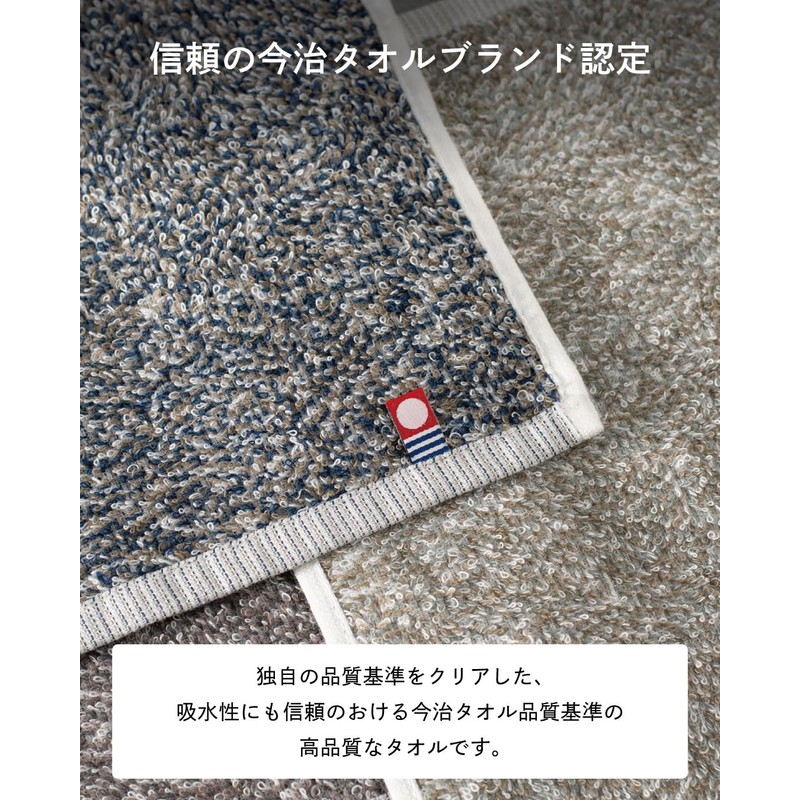 [TAVARAT] スポーツタオル マフラータオル 今治タオル ジム 綿100% アウトドア ランニング (ネイビー, 1枚（マフラーサイズ）)