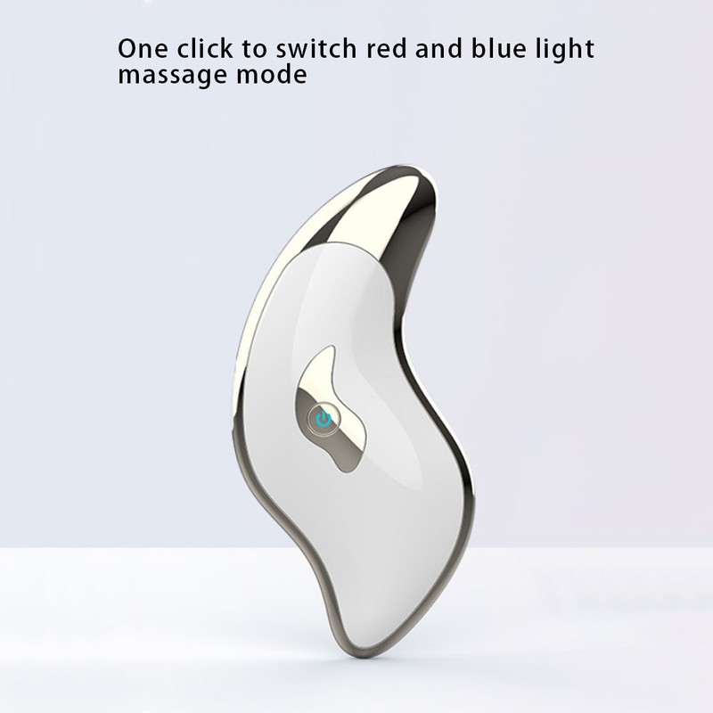 Microcurrent Electric Facial Scraper Massager Face Lifting Firming Beauty Scraping