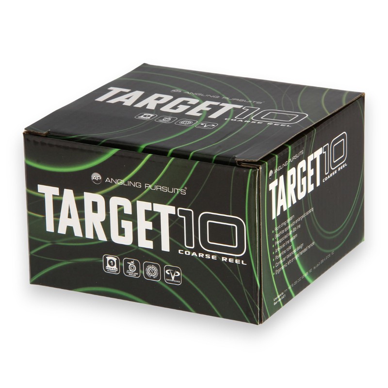 Angling Pursuits Target 10 Carp Coarse fishing reel 8lb line