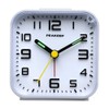 PEAKEEP 3D Numbers No Tick-Tock Analog Alarm Clock with Classic
