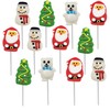 Fruidles 12-Pack Christmas Lollipop, Santa Clause, Christmas Tree, Candy Canes