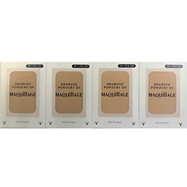 MAQUILLAGE Drama Powder UV OC10 2 Samples + Dramatic Powder UV OC20 2 Sample Foundation, Unscented, 10 Ochre, 20 Ochre, 1 Gram (4)