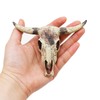 Cattle Skull Tank Decor, Resin Reptiles Hideouts Decorations, Decor Statue