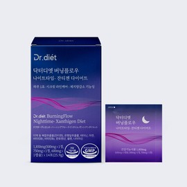 Dr. Diet Burning Flow Night Time / 닥터디엣 버닝 플로우 나이트 타임 잔티젠 자기전1포 단기간 다이어트보조제 14포, 1개