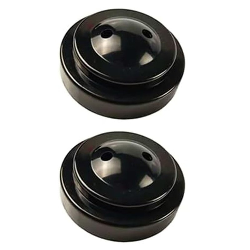 4Pcs Black Desk Flag Holders, 2 Holes Plastic Mini Flag