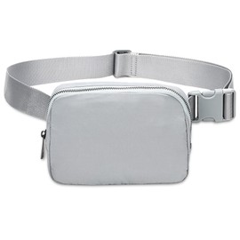 Chest Pocket Bum Bag, gray, Concise