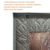 Wohomzy Thermal Door Curtain Fits Doors Size 30"x82"，Curtain Size 33"x84",