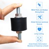 BOPOREAE 4 Pcs M10 40 x 30 mm Rubber Isolator