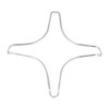 BIUDECO 3Pcs Stainless Steel Star Shape Pot Rack Multi Function