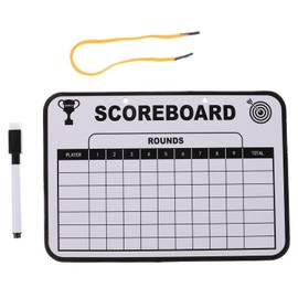 POPETPOP 1 Set Golf Scorecard Board Erasable with 1 Pen Plastic Whiteboard Dry Erase Score Card Holder Accessories for Men Women Golfer