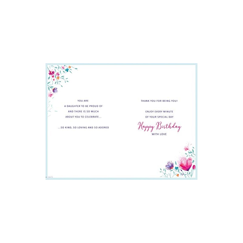 Regal Publishing Birthday Card Daughter - 10 x 7 inches