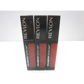 Revlon 0.17fl oz. 018 Fired Up ColorStay Satin Ink Liquid Lipstick - Qty 3
