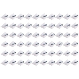 BLOOPIC Plastic Angle Brackets L Shaped Angle with Screws Corner Hardware Drawer Bottom Plate Repair Closet Bookcase Fasteners (Set of 60)