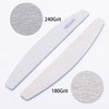 50 Pieces 180/240 Grit Nail Files for Natural Nails, Fingernail