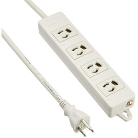 Panasonic (Panasonic) OA Tap (Grounded A Stop Shedding Shape (4 Pieces wch2454h Gray