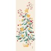 Hamamonyo Picture Tenugui: Fir Tree and Privet