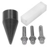 Firewood Bit Cone Wood Splitting Drill Carbon Steel Log Splitter