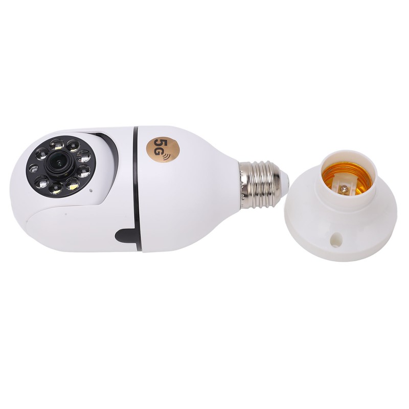 Lamp Holder Camera Wireless 360 Degree 2.4GHz and 5G WiFi