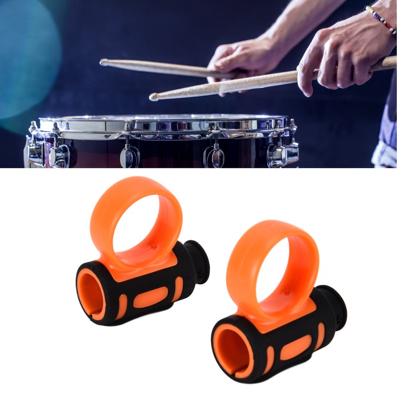 1 Pair Drum Sticks Aid Silicone Finger Controller Jazz Drumstick