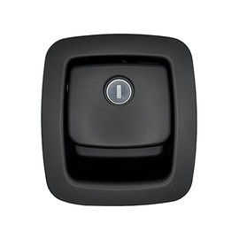 RV Designer T517, Baggage Door Lock, Black-Without Plunger (Trimark 60-460)