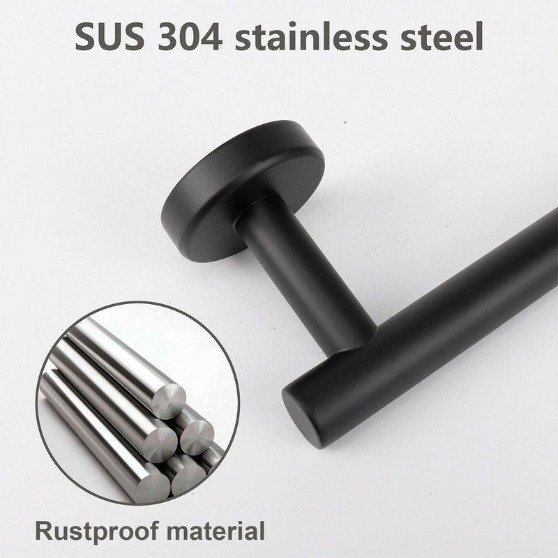 TocTen Bath Towel Bar - Thicken SUS304 Stainless Steel Bathroom