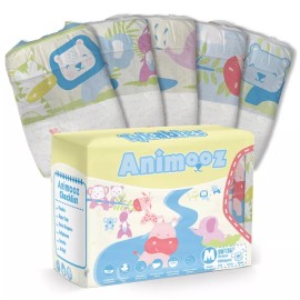 Tykables 2 Piece Sample Tykables Animoos Medium 28"-36" Adult Diaper 7500ml