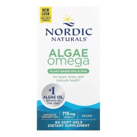 Nordic Naturals Algae Omega, Omega De Algas 60 Softgels Sfn
