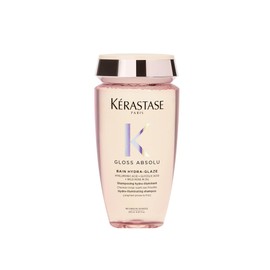 Kérastase Gloss Absolu Shampoo for All Hair Types, with Glycolic Acid, Hyaluronic Acid & Wild Rose 250ml