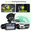 Hodozzy 1080p 4 Channel Car Dashcam, 360° Dash Camera Front