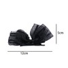 4Pcs Lace Bow Hair Clips Headdress, Simple White and Black