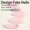 MrCuvaryas Press on Nails - 24 Pieces Pink Colour Gradient