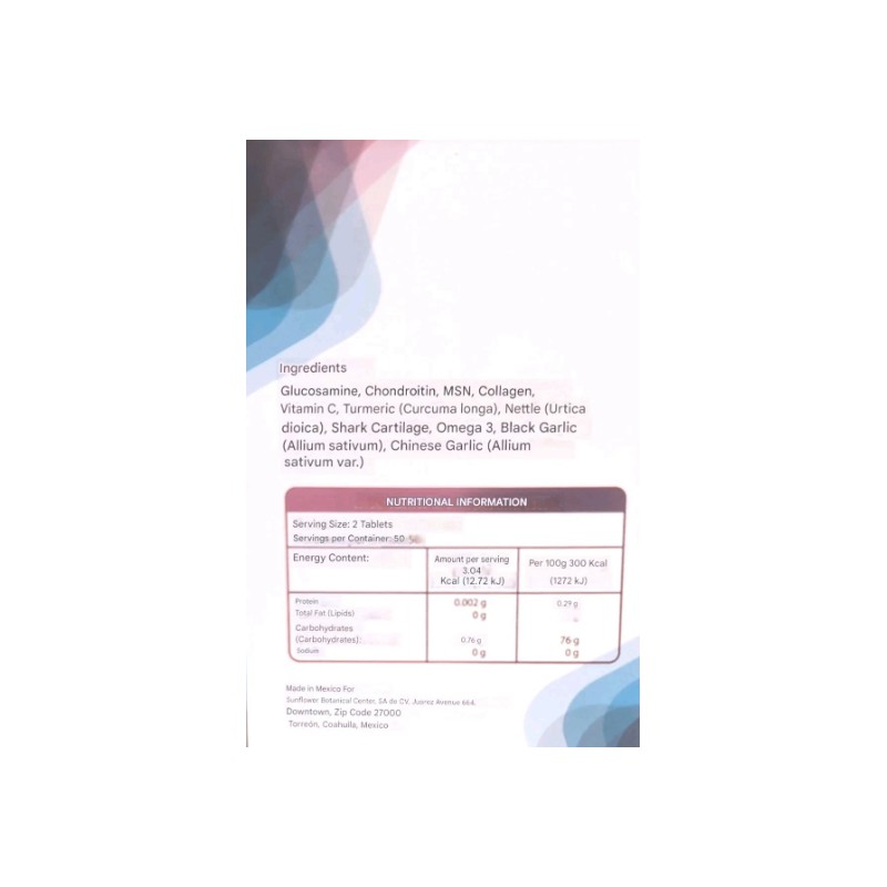 DLZEN 100 Tablets, 500 mg, Treatment for Arthritis, Osteoarthritis, Inflammation