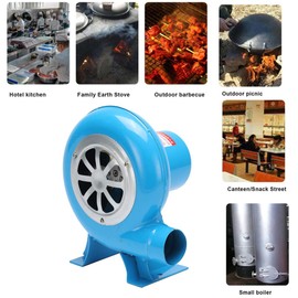Cozyel 80W Combustion Blower Stove Fire Electric Fan for Barbecue Cooking Melting Forge Stove, 110V Electric Blacksmith Forge Blower Blacksmithing Coal Forge Fan air Blower Tools
