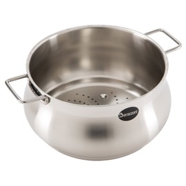 Barazzoni Tummy VAPO Line Pasta Sieve Made in Italy 18/10 Stainless Steel Diameter 22 cm
