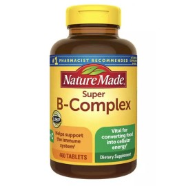 nalkot Nature Made Super B-Complex with Vitamin C and Folic Acid, Dietary Supplement
