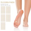 75pcs Corn Cushions, Corn Pads for Toes Latex Sponge Foot