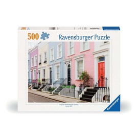 Ravensburger Puzzle 12000304 Colourful Town Houses in London 500 Pieces Puzzle for Adults and Children from 12 Years, London City Puzzle