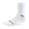 Swiftwick - ASPIRE FIVE Cycling Socks, Maximum Breathability, Crew (White,