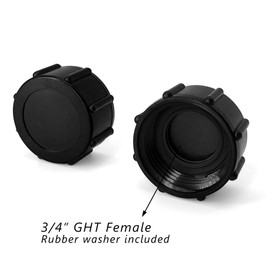 ALKARAMA 20 Pack Plastic Hose Caps for Garden Hose, Garden Hose Female End Fitting Cap Set Standard 3/4 Inch GHT