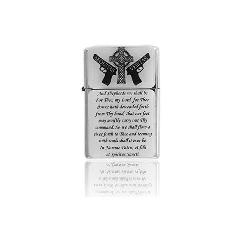 Gifts Infinity Boondocks Saints Prayer Wind Proof Oil Lighter (WT-2)