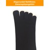 Warm-Han Men's Toe Socks Cotton Men's Five Finger Socks Midi