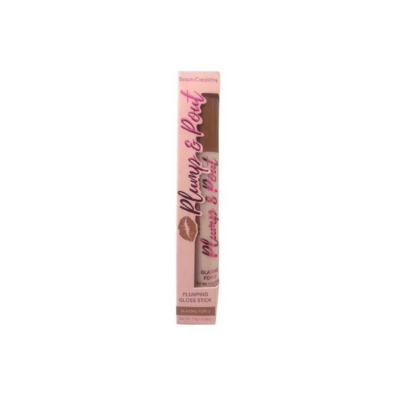Brillo labial Beauty Creations Plump & pout bang bang hazelnut