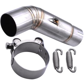 Unbranded For 2011 -2021 Suzuki GSXR 600 GSXR 750 Exhaust Link Mid Pipe Slip On Modified