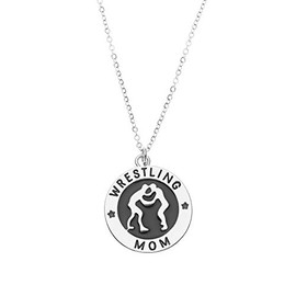 Sportybella Wrestling Charm Necklace- Wrestling Jewelry - Gifts for Wrestlers Moms