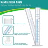 FRIUSATE 19 Pcs Plastic Graduated Cylinders and Measuring Beakers Set